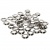 Люверсы, металлические/10мм/никель (упак.1000 шт) - купить в Кургане. Цена: 637 руб.