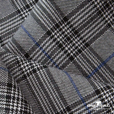 Ткань костюмная "Клер" 80% P, 16% R, 4% S, 200 г/м2, шир.150 см,#3 цв-серый/синий - купить в Кургане. Цена 412.02 руб.