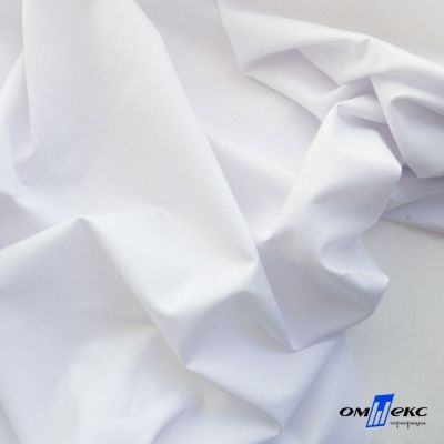 Ткань сорочечная Илер 100%полиэстр, 120 г/м2 ш.150 см, цв.белый - купить в Кургане. Цена 290.24 руб.