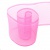 Лента капроновая, шир. 80 мм/уп. 25 м, цвет розовый - купить в Кургане. Цена: 19.77 руб.