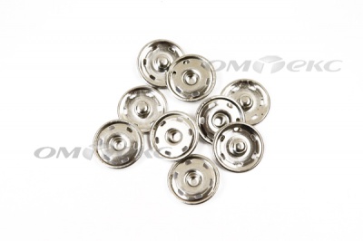 Кнопки пришивные 30 мм никель - купить в Кургане. Цена: 18.68 руб.