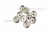 Кнопки пришивные 30 мм никель - купить в Кургане. Цена: 18.68 руб.