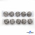 119-01 Кнопки пришивные декоративные металл 21 мм, цв.-никель - купить в Кургане. Цена: 21.54 руб.