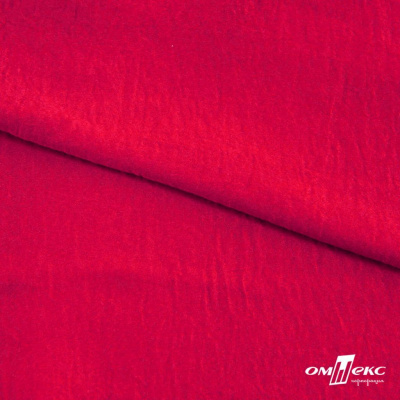 Ткань плательная Муар, 100% полиэстер,165 (+/-5) гр/м2, шир. 150 см, цв. Красный - купить в Кургане. Цена 215.65 руб.