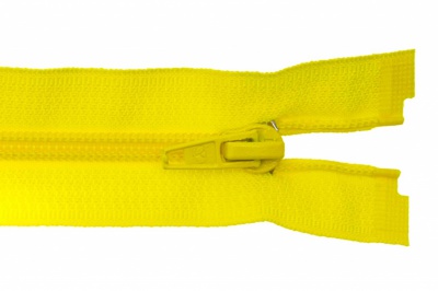 Спиральная молния Т5 131, 90 см, автомат, цвет жёлтый - купить в Кургане. Цена: 14.20 руб.