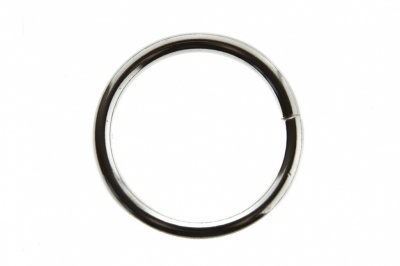 Кольцо металлическое d-32 мм, цв.-никель - купить в Кургане. Цена: 3.54 руб.