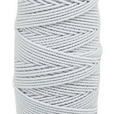 Нитка - резинка Спандекс 25 м (уп-10шт)-белые - купить в Кургане. Цена: 35.65 руб.