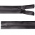 Молния водонепроницаемая PVC Т-7, 20 см, неразъемная, цвет (301)-т.серый - купить в Кургане. Цена: 21.78 руб.