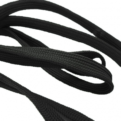 Шнурки т.5 110 см черный - купить в Кургане. Цена: 23.25 руб.