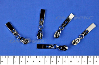 Слайдер декоративный, металлический №1/спираль Т7/никель - купить в Кургане. Цена: 6.29 руб.