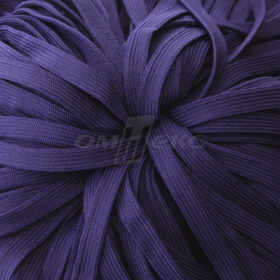 Шнур 15мм плоский (100+/-1м) №10 фиолетовый - купить в Кургане. Цена: 10.21 руб.