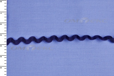 Тесьма плетеная "Вьюнчик"/т.синий - купить в Кургане. Цена: 48.03 руб.