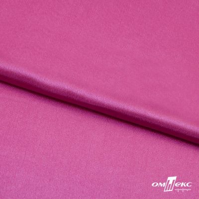 Поли креп-сатин 17-2627, 125 (+/-5) гр/м2, шир.150см, цвет розовый - купить в Кургане. Цена 155.57 руб.