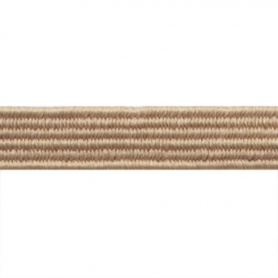 Резиновые нити с текстильным покрытием, шир. 6 мм ( упак.30 м/уп), цв.- 97-бежевый - купить в Кургане. Цена: 152.05 руб.
