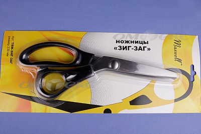 Ножницы ЗИГ-ЗАГ "MAXWELL" 230 мм - купить в Кургане. Цена: 1 041.25 руб.