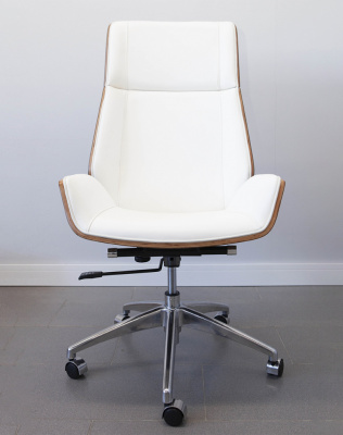 Кресло из натуральной кожи, каркас дерево арт. FX-BC06 - купить в Кургане. Цена 34 820.52 руб.