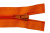 Спиральная молния Т5 849, 75 см, автомат, цвет оранжевый - купить в Кургане. Цена: 16.28 руб.