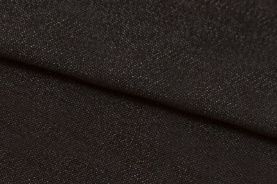Ткань джинсовая №96, 160 гр/м2, шир.148см, цвет чёрный - купить в Кургане. Цена 350.42 руб.