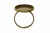 Заготовка для рукоделия металлическая фигурная для кольца 15мм - купить в Кургане. Цена: 7.44 руб.