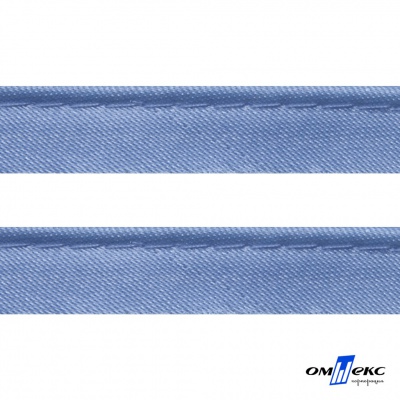 Кант атласный 126, шир. 12 мм (в упак. 65,8 м), цвет голубой - купить в Кургане. Цена: 239.58 руб.
