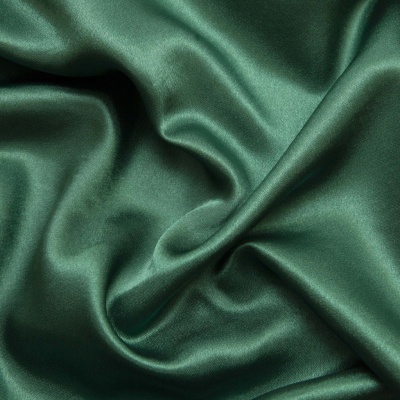 Поли креп-сатин 19-5420, 125 (+/-5) гр/м2, шир.150см, цвет зелёный - купить в Кургане. Цена 157.15 руб.