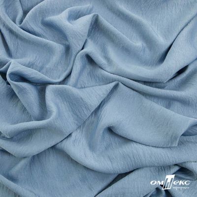 Ткань плательная Муар, 100% полиэстер,165 (+/-5) гр/м2, шир. 150 см, цв. Серо-голубой - купить в Кургане. Цена 215.65 руб.