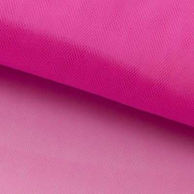 Фатин матовый 16-31, 12 гр/м2, шир.300см, цвет барби розовый - купить в Кургане. Цена 101.95 руб.