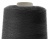 Швейные нитки (армированные) 28S/2, нам. 2 500 м, цвет чёрный - купить в Кургане. Цена: 139.91 руб.