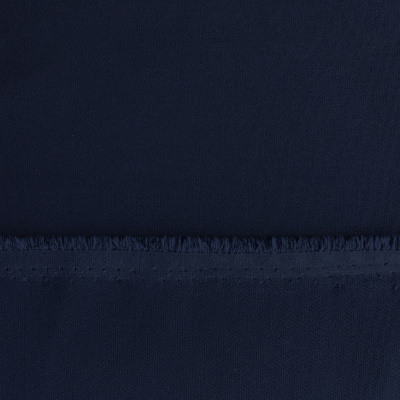 Костюмная ткань "Элис", 220 гр/м2, шир.150 см, цвет т.синий - купить в Кургане. Цена 308 руб.