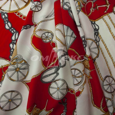 Плательная ткань "Фламенко" 13.1, 80 гр/м2, шир.150 см, принт этнический - купить в Кургане. Цена 243.96 руб.