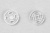 Кнопки пришивные пластиковые 11,5 мм, блистер 24шт, цв.-прозрачные - купить в Кургане. Цена: 59.44 руб.