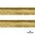 Кант атласный 136, шир. 12 мм (в упак. 65,8 м), цвет золото - купить в Кургане. Цена: 437.50 руб.